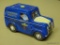 SIMPKINS SWEETS TIN; SIMPKINS TRAVEL SWEETS SINCE 1921 DELIVERY TRUCK TIN WITH A LID THAT OPENS TO