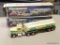 PAIR OF HESS TOY TANKER TRUCKS; 2 PIECE LOT OF HESS 1990 TOY TANKER TRUCKERS WITH DUAL SOUND SWITCH,