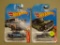 LOT OF COLLECTIBLE HOT WHEELS; 2 PIECE LOT OF COLLECTIBLE DIECAST HOT WHEELS TO INCLUDE AN HW FLAMES