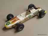 INDY MODEL CAR; VINTAGE TESTORS #22 WHITE SPRITE COX INDY MODEL TETHER CAR. NEED TLC, MISSING CABIN