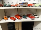LOT OF ASSORTED MODEL CARS; 6 PIECE LOT OF ASSORTED MODEL CARS TO INCLUDE A PRESTON PEOPLE ORANGE