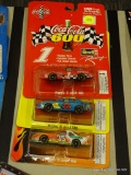 LOT OF REVELL RACING DIECAST REPLICA CARS; 3 PIECE LOT OF REVELL DIECAST CARS TO INCLUDE THE