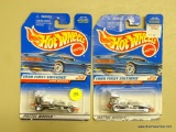 LOT OF COLLECTIBLE HOT WHEELS; 2 PIECE LOT OF COLLECTIBLE DIECAST HOT WHEELS TO INCLUDE 2 MATTEL