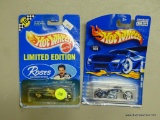 LOT OF COLLECTIBLE HOT WHEELS; 2 PIECE LOT OF COLLECTIBLE DIECAST HOT WHEELS TO INCLUDE A MATTEL