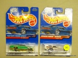 LOT OF COLLECTIBLE HOT WHEELS; 2 PIECE LOT OF COLLECTIBLE DIECAST HOT WHEELS TO INCLUDE A MATTEL