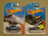 LOT OF COLLECTIBLE HOT WHEELS; 2 PIECE LOT OF COLLECTIBLE DIECAST HOT WHEELS TO INCLUDE AN HW FLAMES