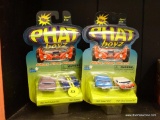 LOT OF PHAT BOYZ DIECAST CARS; 2 PIECE LOT OF PHAT BOYZ PHLAT, PHAT, AND PHAST CAR PACKS (EACH PACK