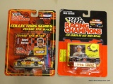 2 PIECE LOT; INCLUDES 2 RACING CHAMPIONS 1:64 SCALE DIE CAST REPLICAS 1 OF #22 WARD BURTON AND 1 #29