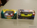 2 PIECE LOT; INCLUDES A 1956 FORD THUNDERBIRD MODEL CAR AND A GEARBOX COLLECTIBLES 1957 CHEVY BEL