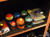 SIMPSON MODEL HELMET LOT; INCLUDES 6 TOTAL HELMETS. 1 IS DALE EARNHARDT JR, 1 IS WESTERN AUTO, 1 IS