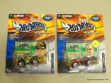 HOT WHEELS 2 PIECE LOT; 1 IS A KYLE BUSCH ATV AND 1 IS A MATT KENSETH ATV.