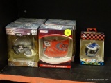 NASCAR COLLECTIBLE ORNAMENT LOT; INCLUDES A #8 HOOD THEME ORNAMENT, A #3 2009 ORNAMENT FROM TREVCO,