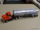 CROWN OIL TANKER MODEL TRUCK; CROWN CENTRAL PETROLEUM CORPORATION OIL TANKER MODEL TRUCK WITH A