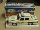 HESS PATROL CAR; HESS 1993 PATROL CAR WITH DUAL SOUND SIREN, PULSATING HEADLIGHTS AND EMERGENCY