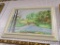 (R1) R.P SINGER '68 PAINTING; PAINTING OF A PARK SCENE PAINTED BY R.P. SINGER. SITS IN A WHITE