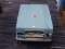 (R2) VINTAGE HOOVER PORTABLE CLEANING CENTER; VINTAGE CLEANING CENTER WITH A BLUE CASE. TOP OF THE