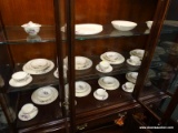 (R3) LOT OF AMERICAN LIMOGES CHINA; 40 PIECE LOT GLAMOUR BY THE AMERICAN LIMOGES VIOLO G 133