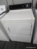 (R5) HOTPOINT DRYER; HOTPOINT LARGE CAPACITY 3 CYCLE DRYER. MODEL NO. NVLR333ETOWB. SERIAL NO.