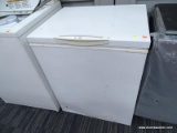 (R5) KENMORE ICE BOX; KENMORE HEAVY DUTY COMMERCIAL WHITE ICE BOX. HAS A TOP LID THAT OPENS TO