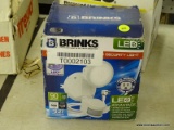(R6) BRINKS MOTION DETECTOR LIGHT; BRINKS MOTION DETECTING WHITE LED SECURITY LIGHT. COMES IN