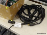 (R6) GENERATOR POWER CORD; BLACK CORD WITH MESHED OUTER WRAPPING. IS IN VERY GOOD CONDITION AND