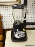 (R6) BLENDER; OSTER 12 SPEED BLENDER WITH ORIGINAL BLENDING GLASS AND LID. MODEL 6870. HAS NOT BEEN