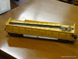 (R1) LIONEL TRAIN; ORANGE LIONEL GONDOLA TRAIN CAR WITH A.T. & S.F. 356250 ON THE SIDE. SC 1013.