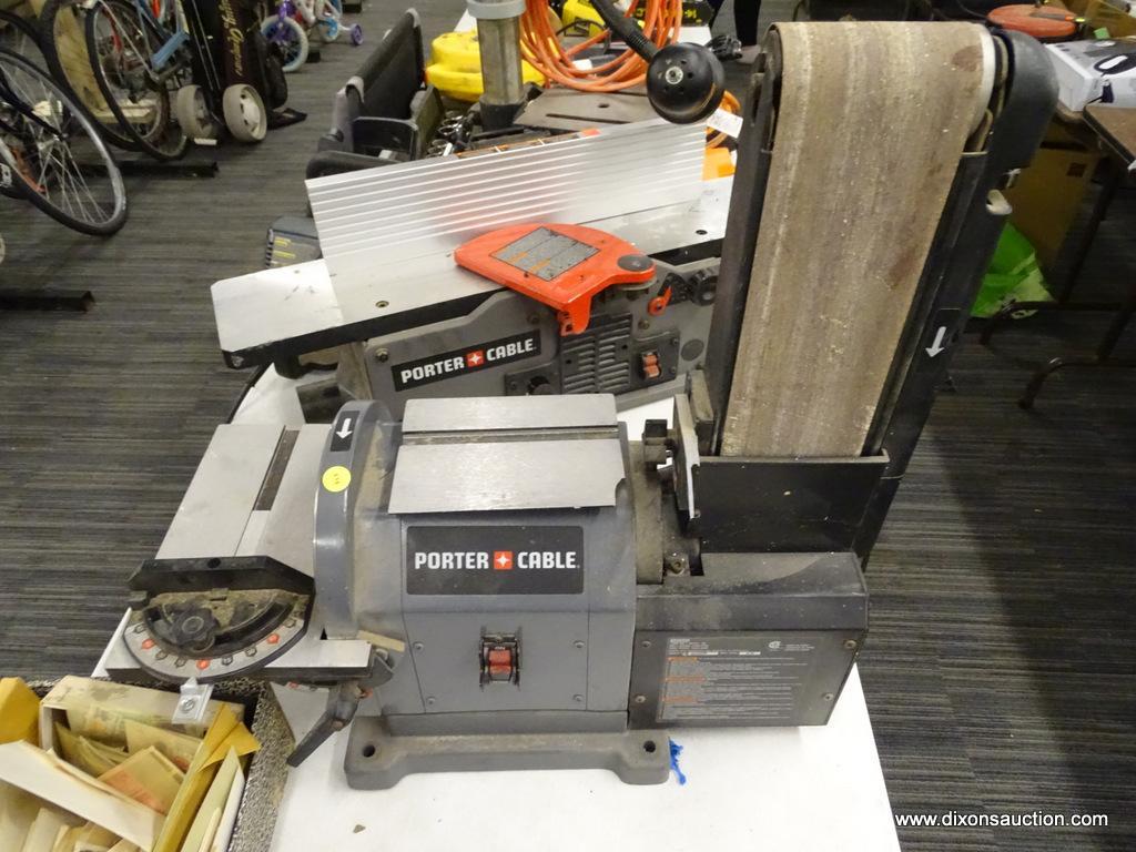 (R3) PORTER CABLE SANDER; BENCHTOP DISC BELT Proxibid