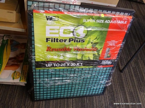 PAIR OF WEB WASHABLE FILTERS; 2 WEB FILTERS WITH HIGH EFFICIENCY, ECO FILTER PLUS TECHNOLOGY, IS
