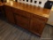 (R2) CREDENZA; HENREDON'S 18TH CENTURY PORTFOLIO WALNUT CREDENZA WITH 3 MIDDLE DRAWERS WITH A PULL