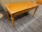 (R2) LIFT TOP BENCH; WOODEN BENCH WITH A LIFT TOP THAT OPENS TO REVEAL A STORAGE SPACE, SITS ON 4
