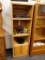 (R3) OAK ENTERTAINMENT CABINET; 2 SHELF CABINET WITH 2 LOWER DOORS. IS IN EXCELLENT CONDITION AND
