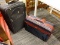 (R5) SUITCASES; 2 PIECE LOT OF SUITCASES TO INCLUDE A BLACK AMERICAN TOURISTER SUITCASE (19 IN X 24