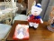(R5) CHRISTMAS THERMOMETER AND SNOWMAN; AVON SNOWY DAYS THERMOMETER (IN ORIGINAL BOX) AND A DANCING