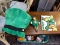 (R5) LOT OF ST PATRICK'S DAY DECORATIONS; 3 PIECE LOT TO INCLUDE A GREEN CLOTH LEPRECHAUN HAT, A