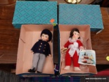 (R5) MADAME ALEXANDER DOLLS; PAIR OF ALEXANDER DOLLS TO INCLUDE A LAURIE LITTLE MEN 416 DOLL AND A