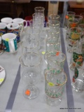 (R5) LOT OF CHRISTMAS CRYSTAL; 12 PIECE LOT OF CHRISTMAS CRYSTAL TO INCLUDE 6 ETCHED GLASS WATER
