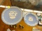 (R1) LOT OF WEDGWOOD PLATES; 2 PIECE LOT OF WEDGWOOD PLATES TO INCLUDE A BREAD AND BUTTER PLATE WITH