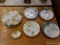 (R1) SET OF BAVARIA CHINA PLATES; SET OF 6 FRUIT AND FLORAL PLATES MARKED 