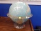 (BWALL) NATIONAL GEOGRAPHIC GLOBE; 1961 VINTAGE WORLD GLOBE IN A CLEAR PLASTIC BASE.