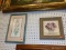 (BWALL) SET OF FLORAL PRINTS; 2 PC LOT. LOT INCLUDES 