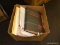 (TABLE) BOX LOT OF BOOKS; LOT CONTAINS SEVERAL FOOD THEMED BOOKS TO INCLUDE: 