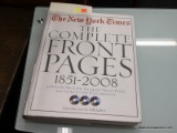 (R2) BOOK OF FRONT PAGES OF THE NEW YORK TIMES; ALL THE PAGES FROM 1851-2008 IN THIS BOOK WITH 3