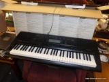 (R4) CASIO ECLECTIC KEYBOARD; CASIO 61 KEY PORTABLE ELECTRONIC KEYBOARD. MODEL CTK-5000. COMES IN