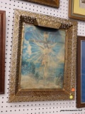 (WALL) LENTICULAR PRINT; LENTICULAR PRINT OF JESUS (1 OF JESUS ON THE CRUCIFIX AND THE OTHER OF