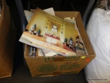 (TABLE) BOX LOT OF MAGAZINES; LOT INCLUDES OVER 30 DECORATOR MAGAZINES WITH TITLES TO INCLUDE: