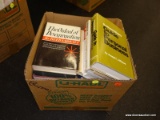 (TABLE) BOX LOT OF SELF-HELP BOOKS; LOT CONTAINS SEVERAL BOOKS WITH TITLES TO INCLUDE: 