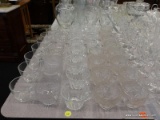 (TABLE) LOT OF ASSORTED PUNCH GLASSES; LOT CONTAINS 41 ASSORTED PUNCH GLASSES. 12 HAVE A GRAPE BUNCH