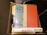 (TABLE) BOX LOT OF BOOKS; LOT INCLUDES OVER 10 BOOKS WITH TITLES TO INCLUDE: 