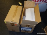 (TABLE) TWO BOX LOT OF ENVELOPES; LOT CONTAINS 2 BOXES FILLED WITH WHITE QUILL 10 X 13 CATALOG